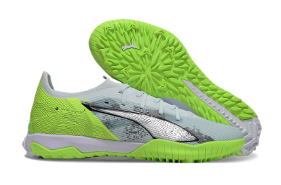Puma Ultra 5 Ultimate TF Football Shoes - Grey/Green/Black