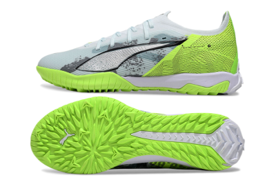 Puma Ultra 5 Ultimate TF Football Shoes - Grey/Green/Black