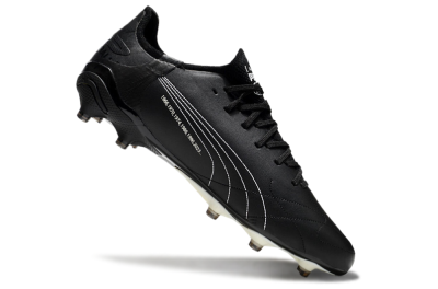 AOF x Puma King Ultimate FG Football Boots - Black/White