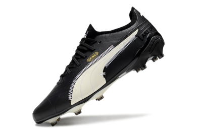 AOF x Puma King Ultimate FG Football Boots - Black/White