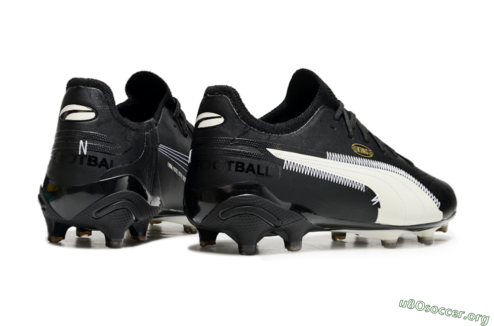 AOF x Puma King Ultimate FG Football Boots - Black/White 6