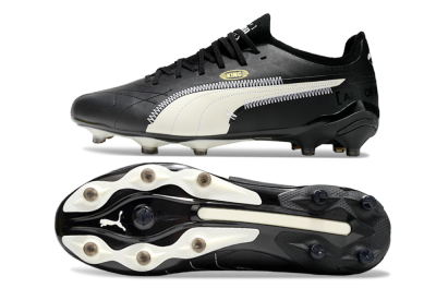 AOF x Puma King Ultimate FG Football Boots - Black/White