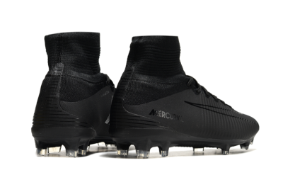 Nike Zoom Mercurial Superfly 5 Elite FG Football Boots - Black/Black