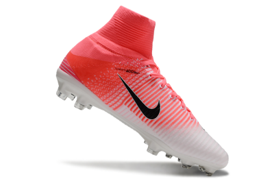 Nike Zoom Mercurial Superfly 5 Elite FG Football Boots - Pink/White/Black