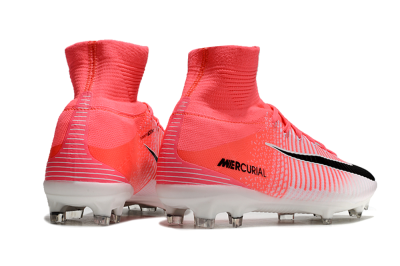 Nike Zoom Mercurial Superfly 5 Elite FG Football Boots - Pink/White/Black
