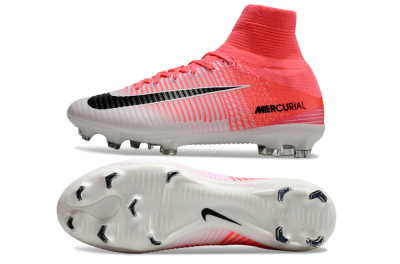 Nike Zoom Mercurial Superfly 5 Elite FG Football Boots - Pink/White/Black