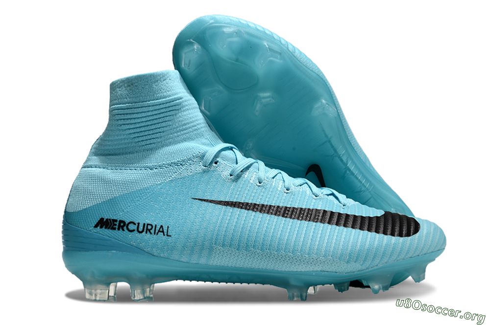 Nike Zoom Mercurial Superfly 5 Elite FG Football Boots - Jade/Black 2