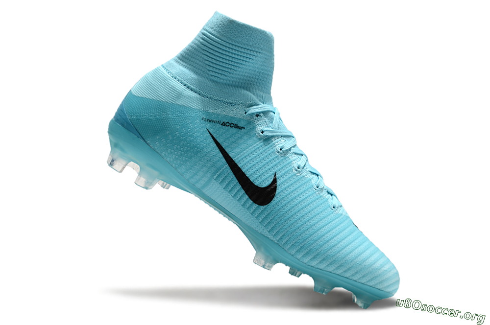 Nike Zoom Mercurial Superfly 5 Elite FG Football Boots - Jade/Black 4