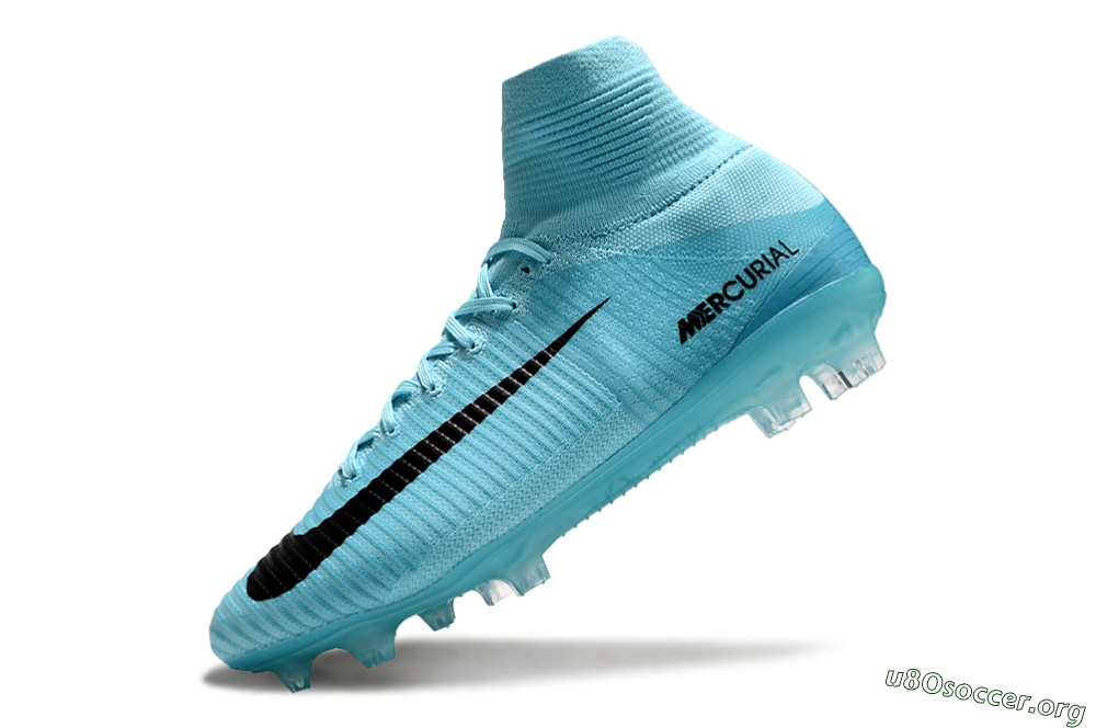 Nike Zoom Mercurial Superfly 5 Elite FG Football Boots - Jade/Black 5
