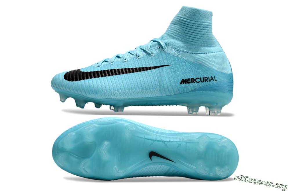 Nike Zoom Mercurial Superfly 5 Elite FG Football Boots - Jade/Black 1