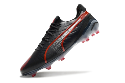 Puma King Ultimate Launch Edition FG Football Boots - Black/Red