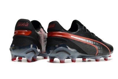Puma King Ultimate Launch Edition FG Football Boots - Black/Red