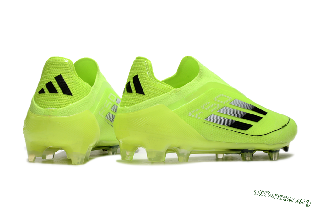 Adidas F50 Elite Laceless FG Football Boots - Yellow/Black 6