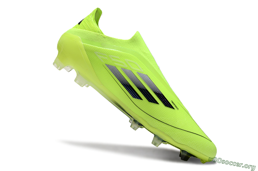 Adidas F50 Elite Laceless FG Football Boots - Yellow/Black 5