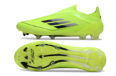 Adidas F50 Elite Laceless FG Football Boots - Yellow/Black