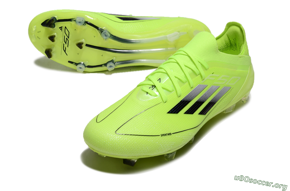 Adidas F50 Elite FG Football Boots - Yellow/Black 0