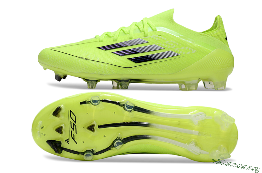 Adidas F50 Elite FG Football Boots - Yellow/Black 1