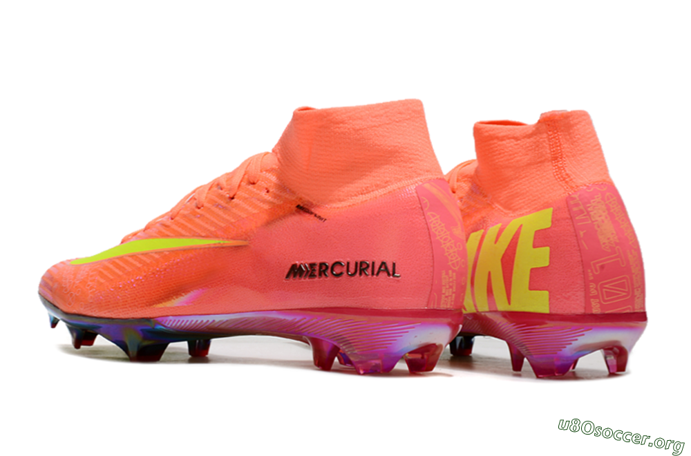 Nike Air Zoom Mercurial Superfly 10 Elite FG Football Boots - Orange/Yellow/Black 5