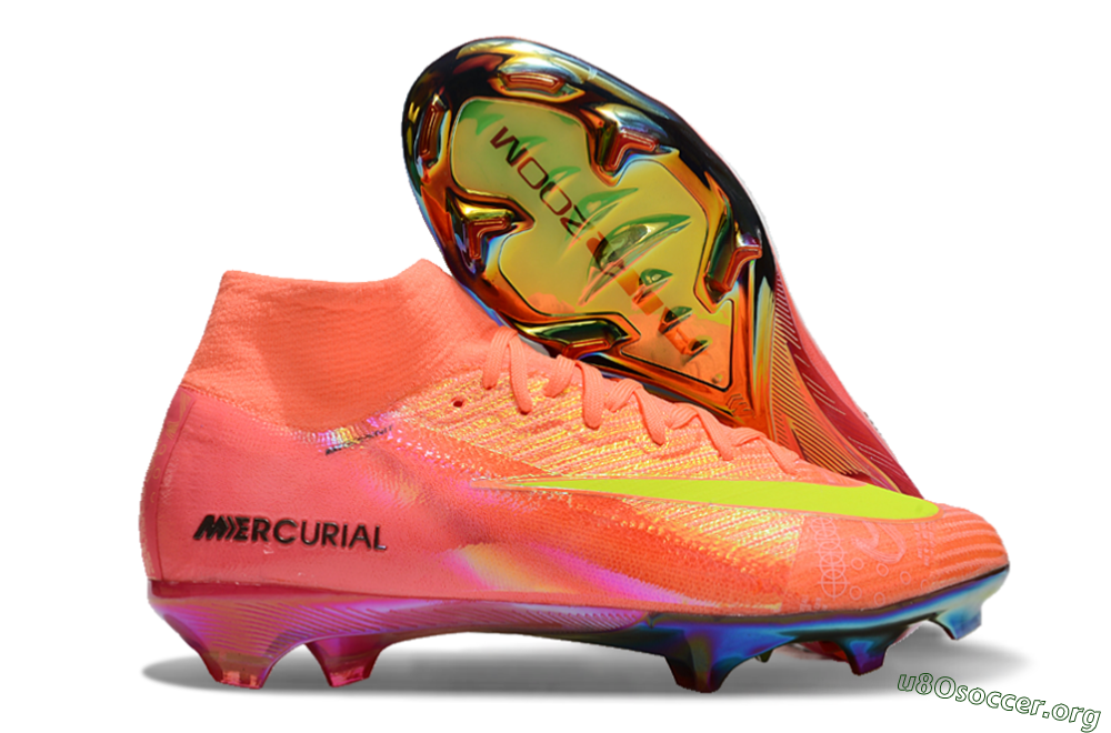 Nike Air Zoom Mercurial Superfly 10 Elite FG Football Boots - Orange/Yellow/Black 2