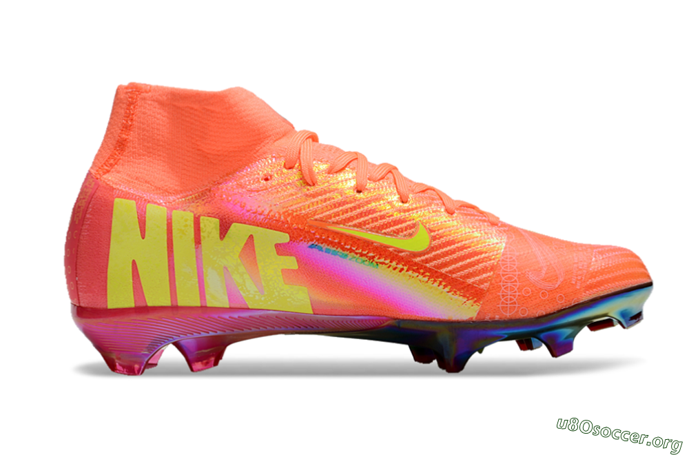 Nike Air Zoom Mercurial Superfly 10 Elite FG Football Boots - Orange/Yellow/Black 4
