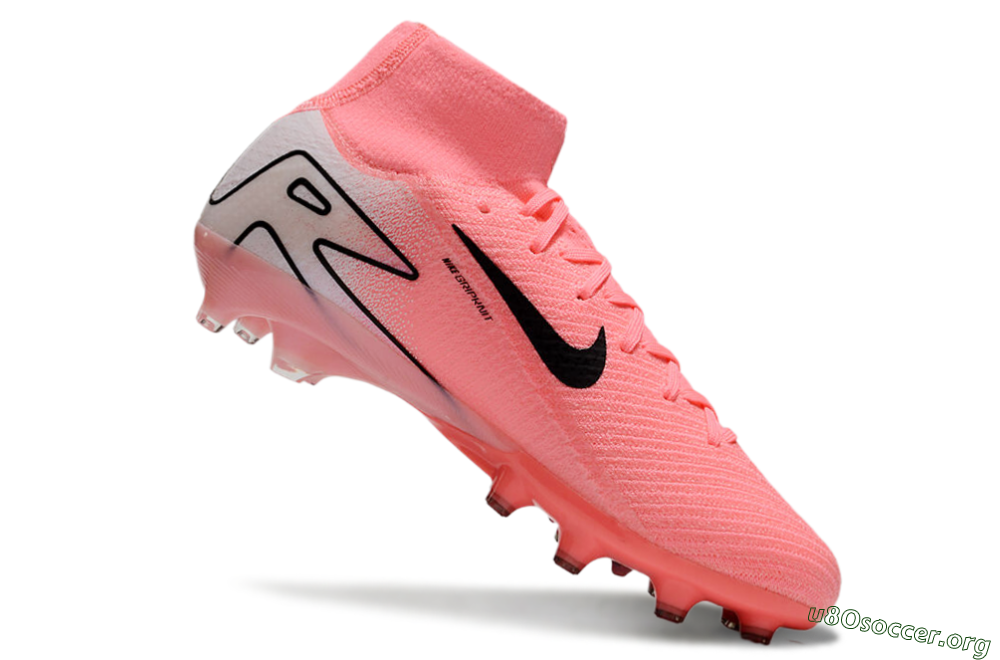 Nike Air Zoom Mercurial Superfly 10 Elite AG Football Boots - Pink/White/Black 4