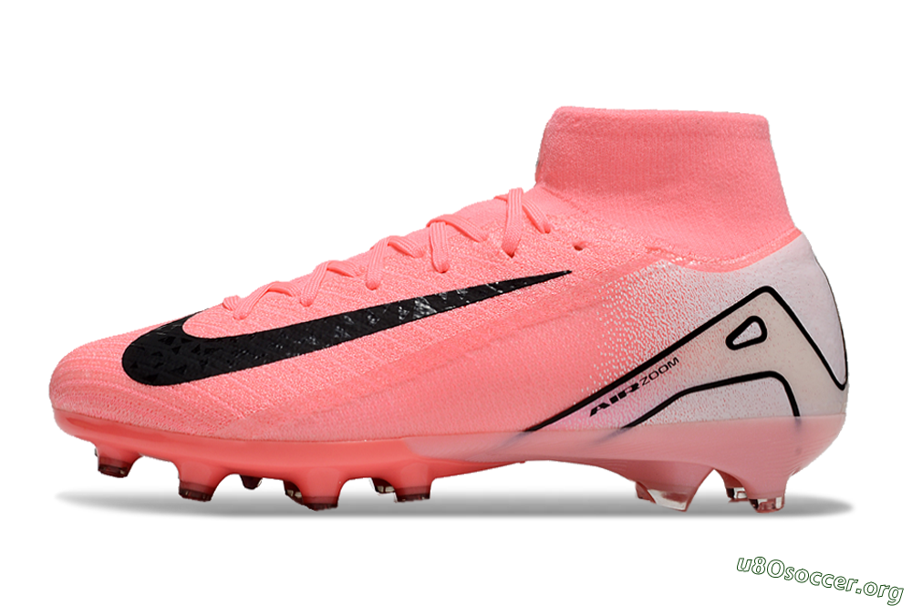 Nike Air Zoom Mercurial Superfly 10 Elite AG Football Boots - Pink/White/Black 3