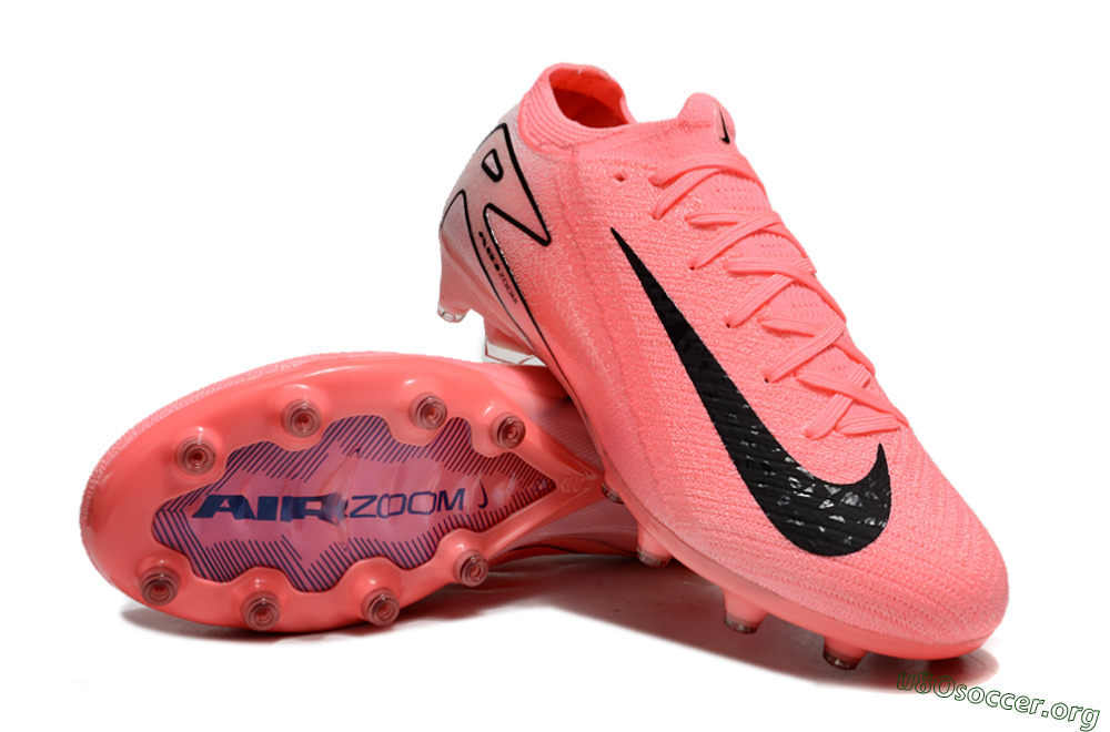 Nike Air Zoom Mercurial Vapor 16 Elite AG Football Boots - Pink/White/Black 4