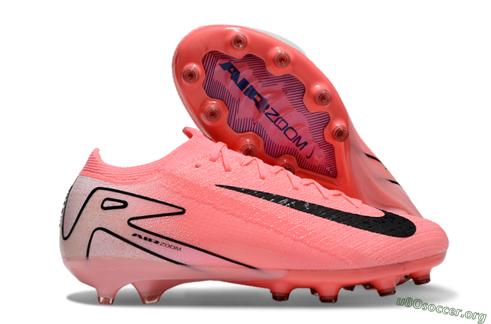 Nike Air Zoom Mercurial Vapor 16 Elite AG Football Boots - Pink/White/Black 2