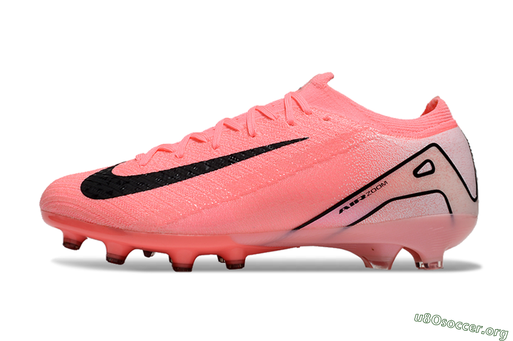Nike Air Zoom Mercurial Vapor 16 Elite AG Football Boots - Pink/White/Black 3