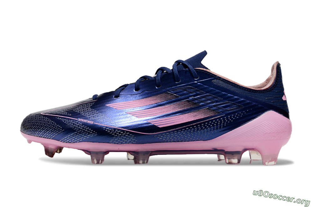 Adidas F50 Elite FG Football Boots - Blue/Pink 3