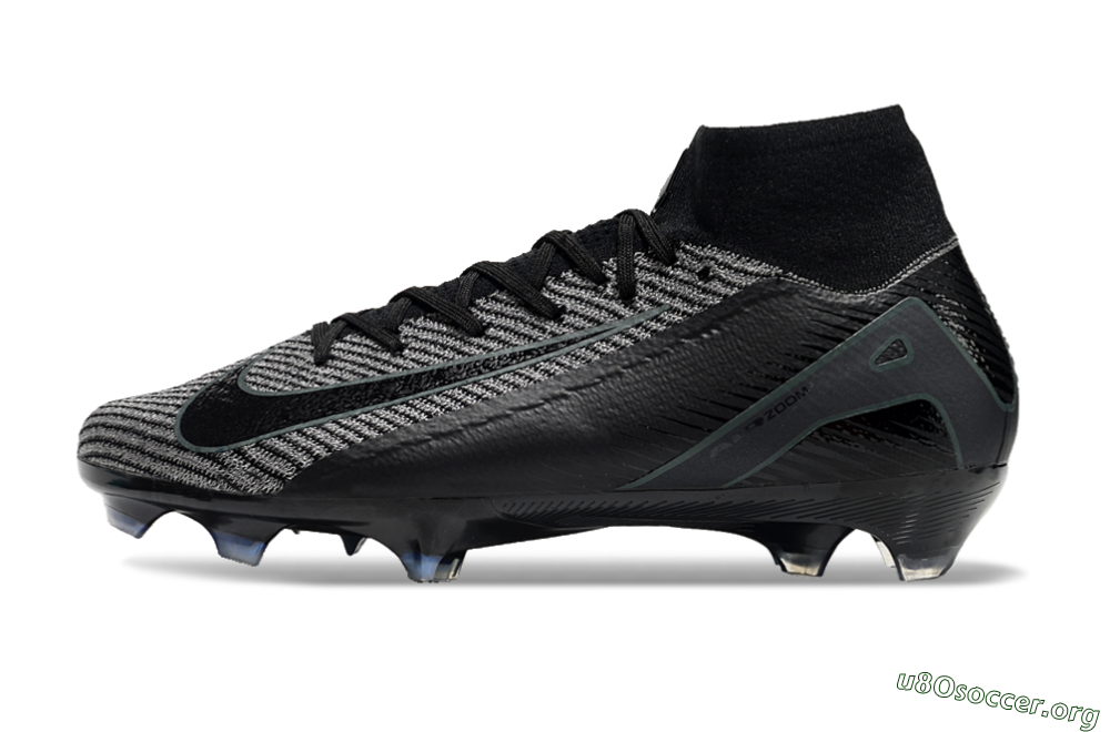Nike Air Zoom Mercurial Superfly 10 Elite FG Football Boots - Black/Grey/Jade 3