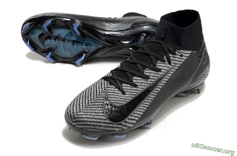 Nike Air Zoom Mercurial Superfly 10 Elite FG Football Boots - Black/Grey/Jade 0