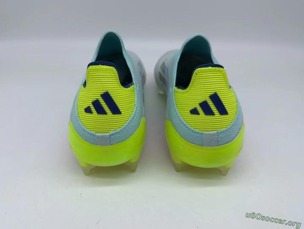 Adidas F50 Elite Laceless FG Football Boots - Jade/Blue/Yellow