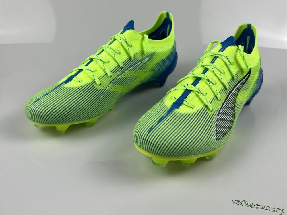 Puma Ultra Ultimate FG Football Boots - Yellow/White/Blue