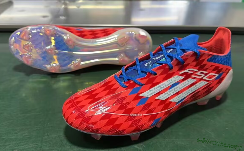 Adidas F50 Elite FG Football Boots - Red/White/Blue