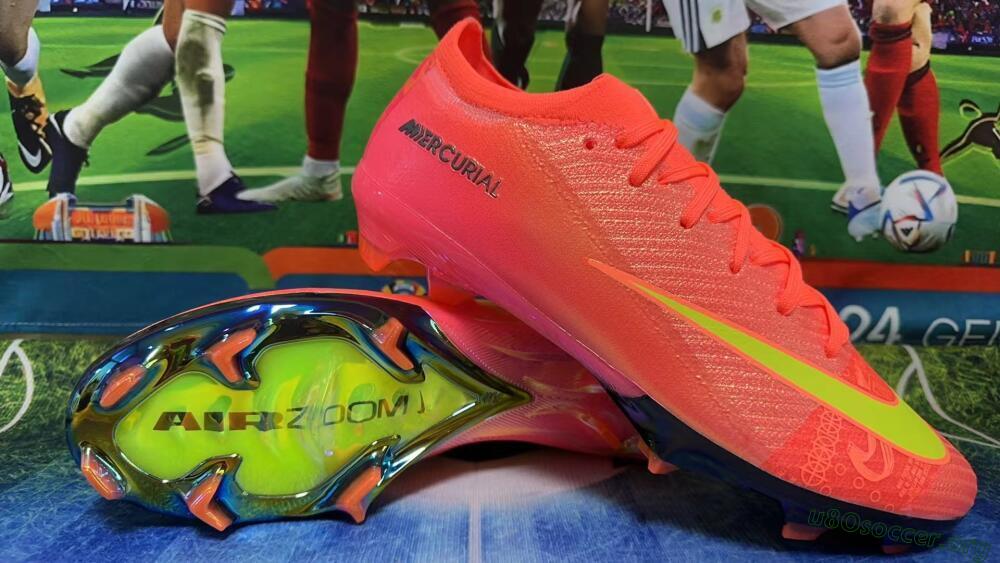 Nike Air Zoom Mercurial Vapor 16 Elite FG Football Boots - Orange/Yellow/Black