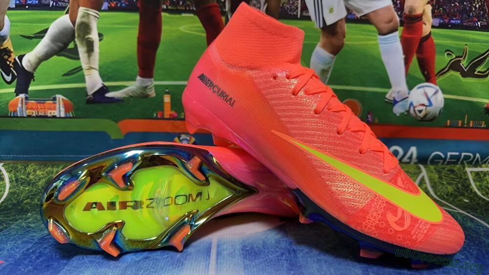 Nike Air Zoom Mercurial Superfly 10 Elite FG Football Boots - Orange/Yellow/Black