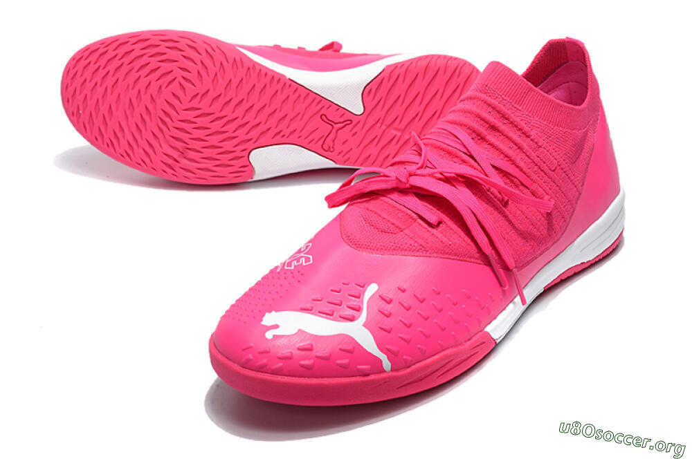 Puma Future Z 1.3 Teazer IC Football Shoes - Pink/White 0