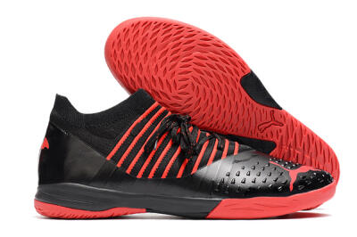 Puma Future Z 1.3 Teazer IC Football Shoes - Black/Red
