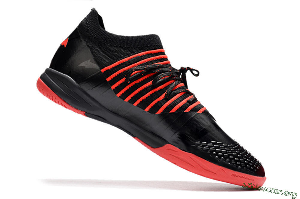 Puma Future Z 1.3 Teazer IC Football Shoes - Black/Red 4