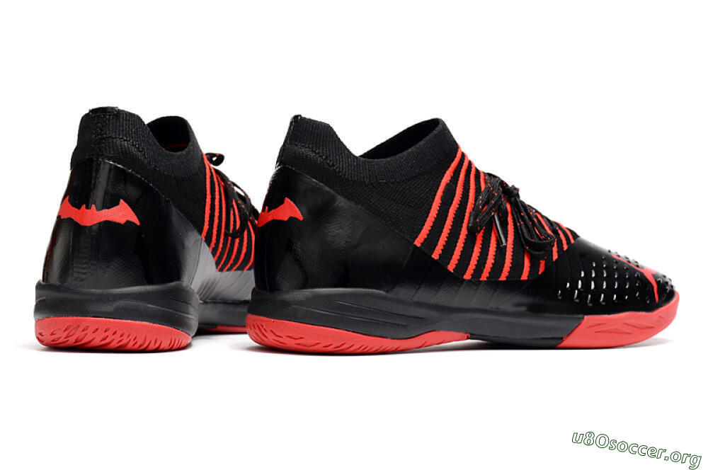 Puma Future Z 1.3 Teazer IC Football Shoes - Black/Red 6