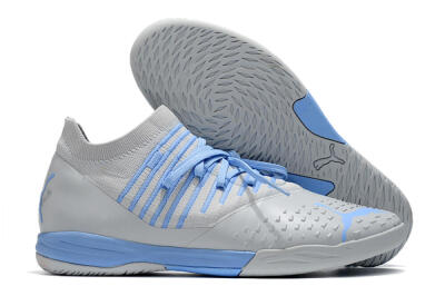 Puma Future Z 1.3 Teazer IC Football Shoes - Silver/Blue