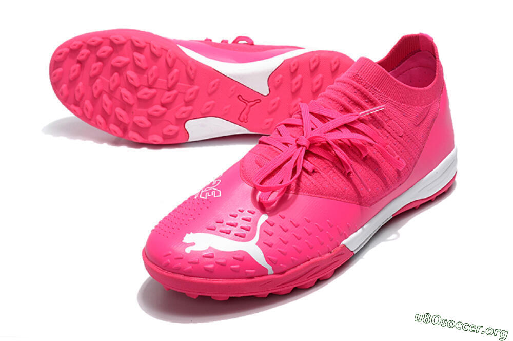 Puma Future Z 1.3 Teazer TF Football Shoes - Pink/White 0