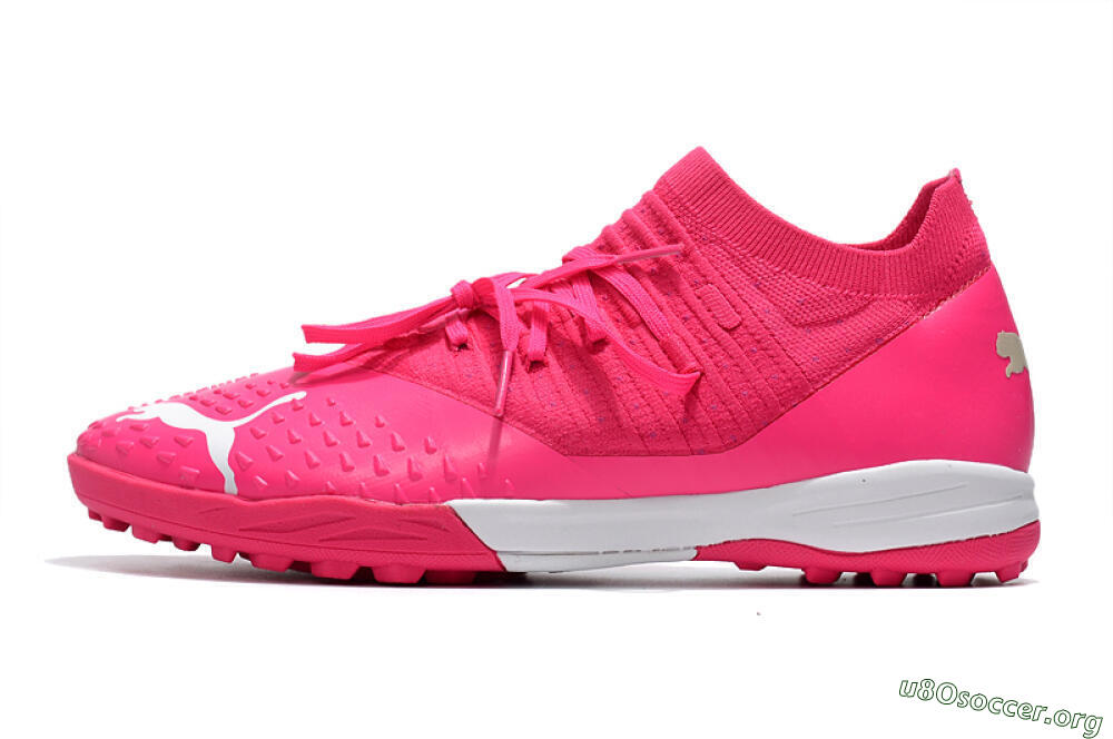 Puma Future Z 1.3 Teazer TF Football Shoes - Pink/White 3