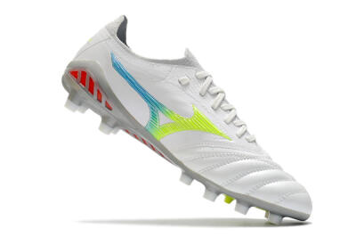 Mizuno Morelia Neo 3 FG Football Boots - White/Rainbow/Silver