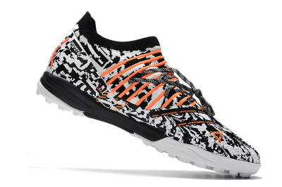 Puma Future Z 1.3 Teazer TF Football Shoes - White/Black/Orange