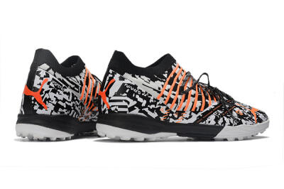 Puma Future Z 1.3 Teazer TF Football Shoes - White/Black/Orange