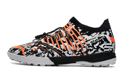 Puma Future Z 1.3 Teazer TF Football Shoes - White/Black/Orange