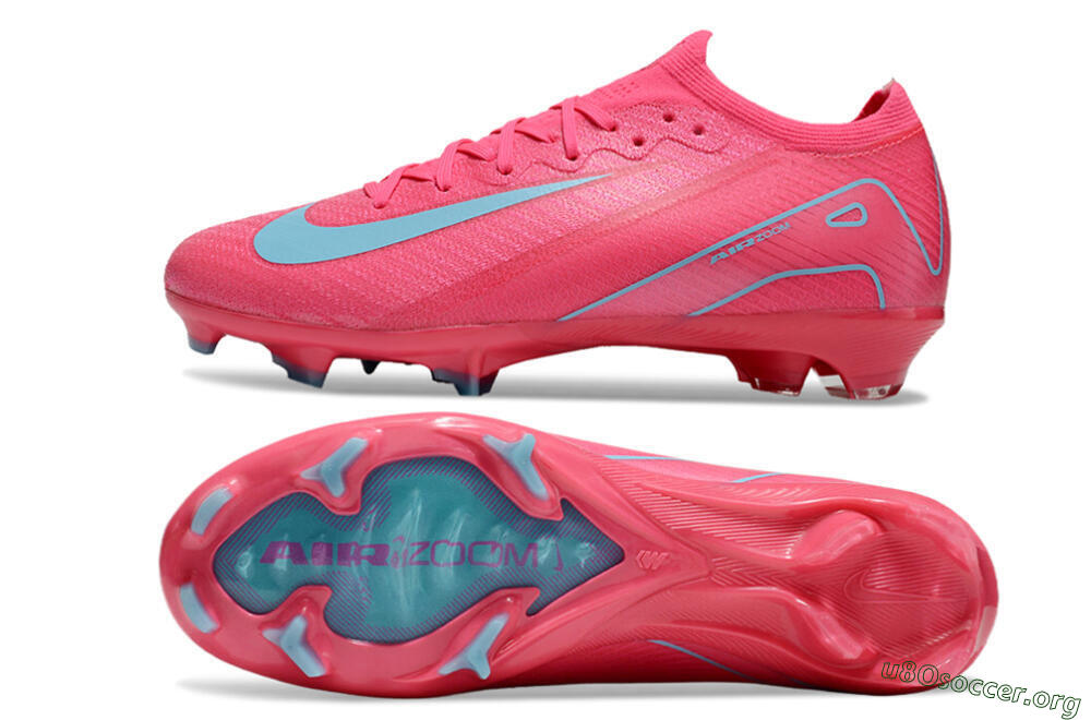 Nike Air Zoom Mercurial Vapor 16 Elite FG Football Boots - Red/Jade 1