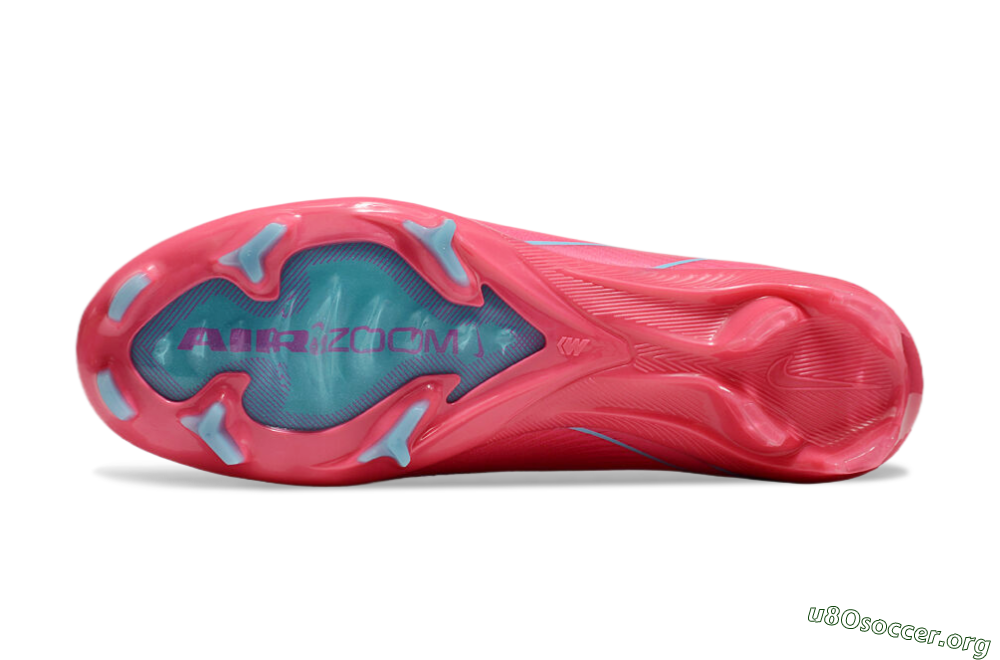 Nike Air Zoom Mercurial Vapor 16 Elite FG Football Boots - Red/Jade 6